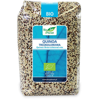 BIOPLANET Quinoa trójkolorowa 1kg - BIO