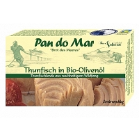 PAN DO MAR Tuńczyk w bio oliwie z oliwek (120g)