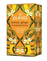PUKKA Herbata lemon, ginger & manuka honey (20 x 2g) - BIO