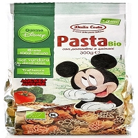DALLA COSTA Makaron semolinowy trójkolorowy Disney Mickey (300g) - BIO