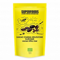 SUPERFOODS Ziarna kakao kruszone surowe (250g) - BIO