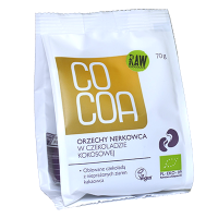 COCOA Orzechy nerkowca w czekoladzie kokosowej (70g) - BIO