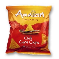 AMAIZIN Chipsy kukurydziane chili bezglutenowe (75g) - BIO