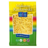 BEZGLUTEN Makaron krakowski bezglutenowy niskobiałkowy PKU nitki cienkie (250g)