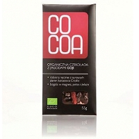 COCOA Czekolada surowa z jagodami Goji (50g) - BIO