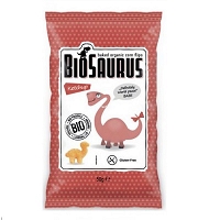 BIOSAURUS Chrupki kukurydziane z ketchupem (50g) - BIO