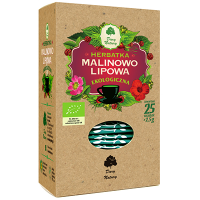 DARY NATURY Herbatka malinowo-lipowa 62,5g (25x2,5g) - BIO