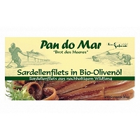PAN DO MAR Anchois - sardele w bio oliwie z oliwek (50g)