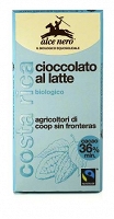 ALCE NERO Czekolada mleczna (100g) - BIO Fair Trade