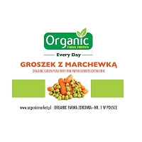 ORGANIC Groszek zielony z marchewką w zalewie (340g) - BIO
