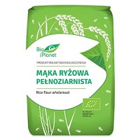 BIOPLANET Mąka ryżowa pełnoziarnista (1kg) - BIO