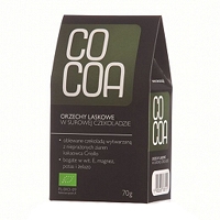 COCOA Orzechy laskowe w surowej czekoladzie (70g) - BIO